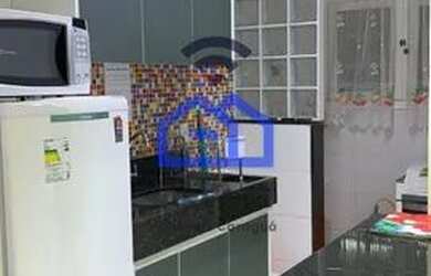 Imagem: A casa em condomínio possui 1 Dormitório, 1 Banheiro, 1 Vaga