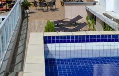 Imagem: O apartamento possui 1 Dormitório, 1 Banheiro, 1 Vaga na garagem