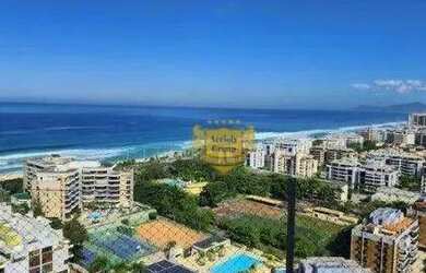 Imagem: O apartamento na cobertura possui 4 Dormitórios, 5 Banheiros