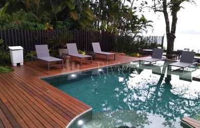 Imagem: A casa em condomínio possui 4 Dormitórios, 4 Banheiros, 2