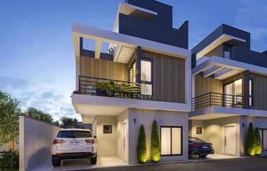 Imagem: A casa em condomínio possui 3 Dormitórios, 3 Banheiros, 2