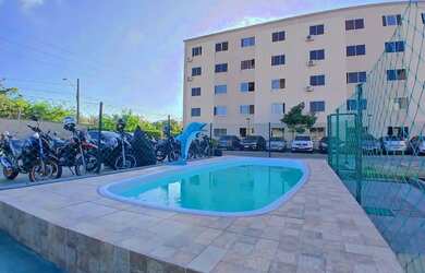 Imagem: O apartamento possui 2 Dormitórios, 1 Banheiro, 1 Vaga na garagem