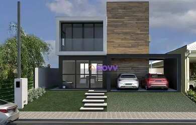 Imagem: A casa em condomínio possui 3 Dormitórios, 2 Banheiros, 2