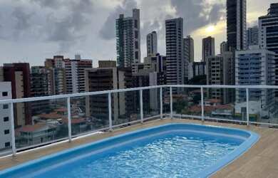 Imagem: O quarto está localizado em Cabo Branco, João Pessoa para