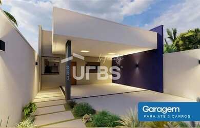 Imagem: A casa possui 3 Dormitórios, 3 Banheiros, 2 Vagas na garagem