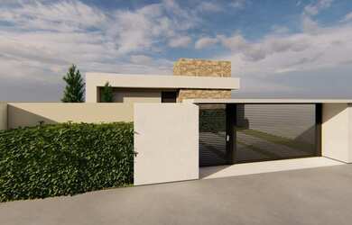 Imagem: A casa possui 4 Dormitórios, 3 Banheiros, 2 Vagas na garagem