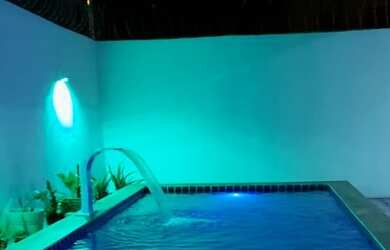 Imagem: A casa possui 3 Dormitórios, 3 Banheiros, 3 Vagas na garagem