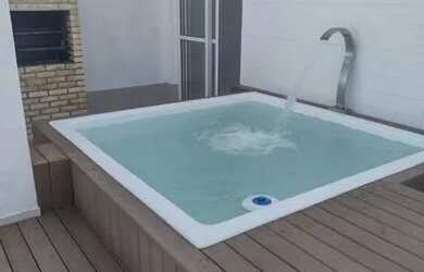 Imagem: O apartamento na cobertura possui 4 Dormitórios, 4 Banheiros