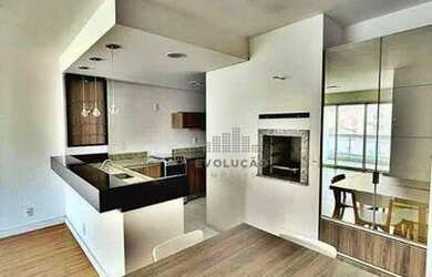 Imagem: O apartamento possui 2 Dormitórios, 1 Banheiro, 1 Vaga na garagem