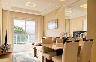 Imagem: O apartamento possui 2 Dormitórios, 1 Banheiro, 1 Vaga na garagem