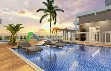 Imagem: O apartamento possui 2 Dormitórios, 1 Banheiro, 1 Vaga na garagem