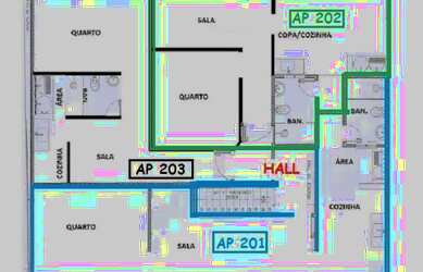 Imagem 2: Oportunidade para Investidores. Andar Inteiro São Três Apartamentos...