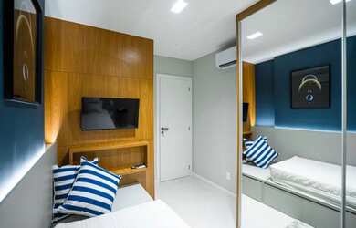 Imagem 9: 2 quartos com 60m², pertinho do mar com lazer completo de luxo