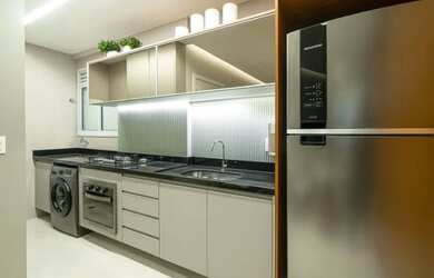 Imagem: O apartamento possui 2 Dormitórios, 2 Banheiros, 1 Vaga na