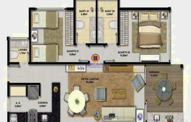 Imagem 16: Apartamento 2/4 à venda em Barra Grande - Villagio di Mare