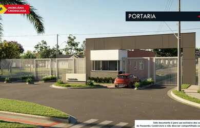 Imagem: A casa em condomínio possui 2 Dormitórios, 1 Banheiro, 2 Vagas