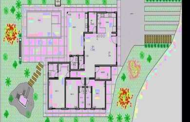 Imagem: A casa possui 3 Dormitórios, 4 Banheiros, 4 Vagas na garagem