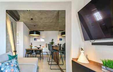 Imagem: O apartamento possui 2 Dormitórios, 2 Banheiros, 2 Vagas na