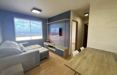 Imagem: O apartamento possui 2 Dormitórios, 1 Banheiro, 1 Vaga na garagem