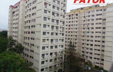 Imagem: O apartamento possui 2 Dormitórios, 1 Banheiro, 1 Vaga na garagem