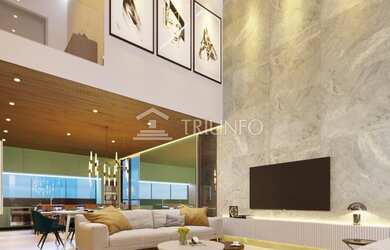 Imagem 8: Casa em Condomínio Luxuoso 400m² na Península Piscina com Borda Infinita MKT10TR93643