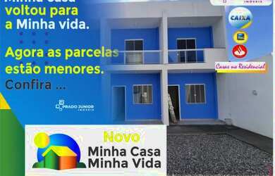 Imagem: A casa em condomínio possui 2 Dormitórios, 2 Banheiros, 70m²