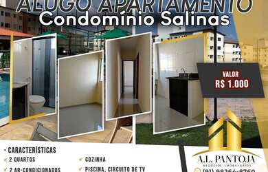 Imagem: O apartamento possui 2 Dormitórios, 1 Banheiro, 1 Vaga na garagem