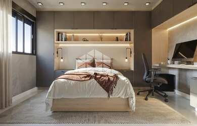 Imagem 8: Lançamento de apartamento de 1 Quarto com ou sem vaga de garagem em Camobi...