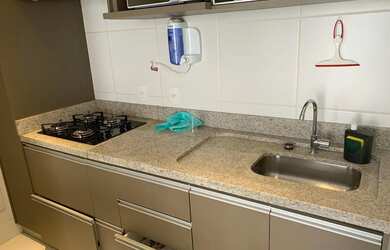 Imagem 5: Flat 42m², mobiliado, sendo uma suíte no Jardim Goiás - Goiânia -...