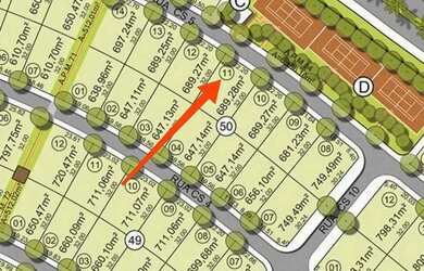 Imagem: O terreno possui 689m² de Área e está localizado em Parque