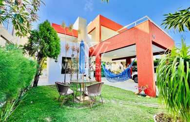 Imagem: A casa em condomínio possui 4 Dormitórios, 5 Banheiros, 4