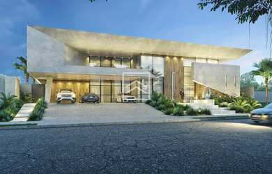 Imagem: A casa em condomínio possui 4 Dormitórios, 5 Banheiros, 4