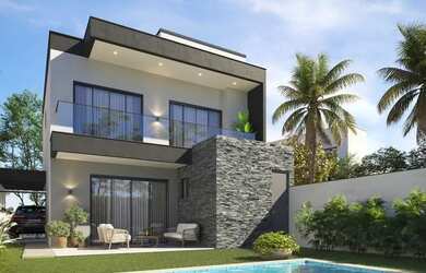 Imagem 2: Sobrado disponível 197m 3 quartos área gourmet mosaico ponta negra em fase de obras