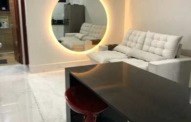 Imagem: O apartamento possui 1 Dormitório, 1 Banheiro, 1 Vaga na garagem