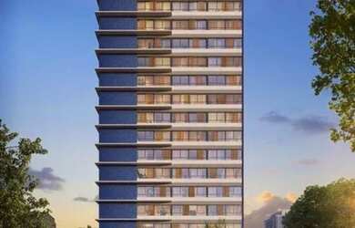 Imagem: O apartamento possui 1 Dormitório, 1 Banheiro, 1 Vaga na garagem