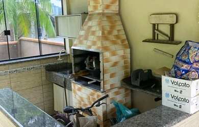 Imagem 16: Casa no Iririú. Churrasqueira, Imóvel mobiliado, VarandaeÁrea de serviço