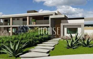 Imagem: A casa em condomínio possui 3 Dormitórios, 5 Banheiros, 4