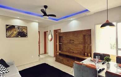 Imagem: O apartamento possui 2 Dormitórios, 1 Banheiro, 1 Vaga na garagem