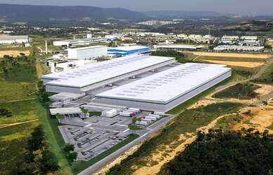 Imagem: O depósito possui 49528m² de Área e está localizado em Distrito