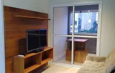 Imagem: O apartamento possui 1 Dormitório, 1 Banheiro, 40m² de Área