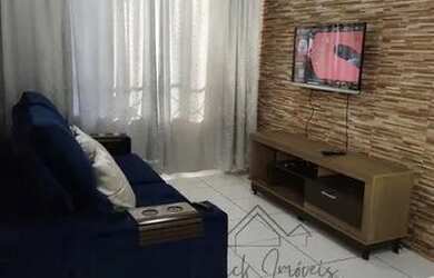 Imagem: O apartamento possui 2 Dormitórios, 1 Banheiro, 1 Vaga na garagem