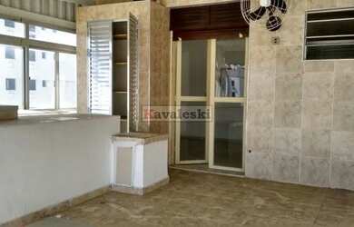 Imagem: O apartamento possui 1 Dormitório, 2 Banheiros, 1 Vaga na garagem