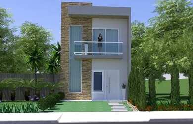 Imagem: A casa possui 2 Dormitórios, 2 Banheiros, 2 Vagas na garagem