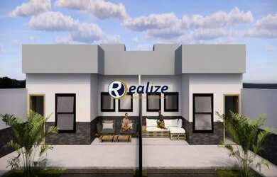 Imagem: A casa possui 3 Dormitórios, 3 Banheiros, 2 Vagas na garagem