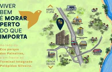 Imagem: O apartamento possui 2 Dormitórios, 1 Banheiro, 1 Vaga na garagem