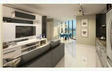 Imagem: O apartamento possui 1 Dormitório, 1 Banheiro, 1 Vaga na garagem