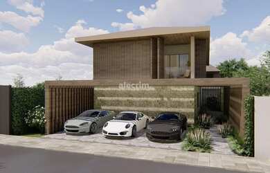 Imagem 12: Casa com projeto exuberante e contemporâneo no jardim américa