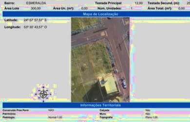 Imagem: O terreno está localizado em Esmeralda, Cascavel à venda por