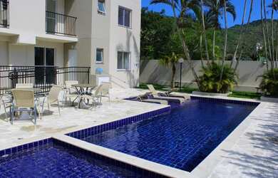 Imagem: O apartamento possui 1 Dormitório, 1 Banheiro, 1 Vaga na garagem