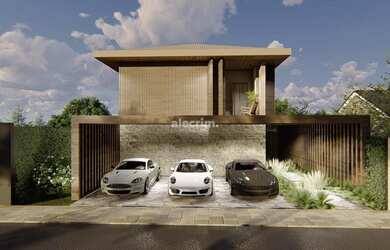 Imagem 11: Casa com projeto exuberante e contemporâneo no jardim américa